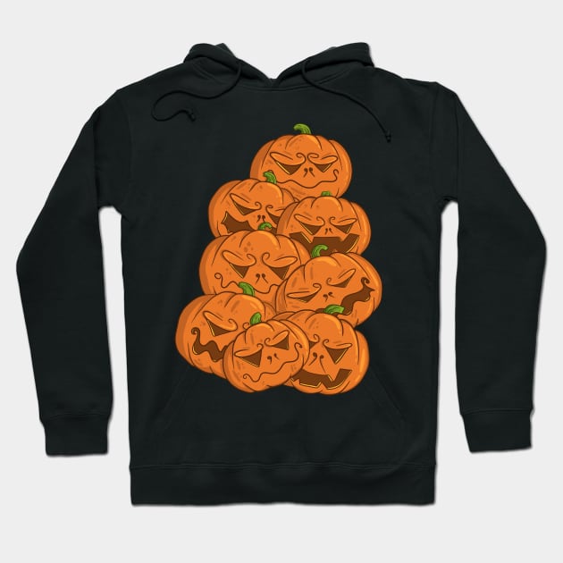 Jack-O'-Lantern doodle Hoodie by Kakescribble